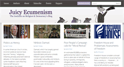 Desktop Screenshot of juicyecumenism.com